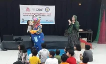 Pengungsi Longsor Bogor...