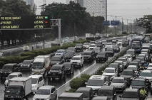 Kemacetan di Jakarta...