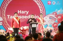 HT Hadiri Imlek Paguyuban...