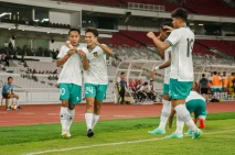 Aksi Timnas Indonesia...