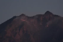 Kebakaran Gunung Merapi...