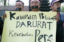 Aksi Damai Jurnalis...