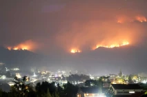 Kebakaran di Gunung...