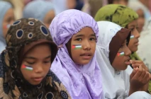 Siswa Madrasah di Aceh...