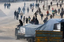 Tiba di Rafah, Truk...