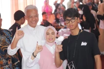 Momen Ganjar Nyoblos...