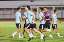 Potret Persiapan Timnas...