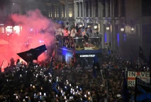 Parade Juara Liga Italia,...