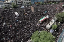 Pemakaman Presiden Iran...