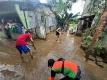 Genangan Banjir di Pasar...