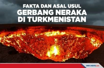Gerbang Neraka di Turkmenistan,...