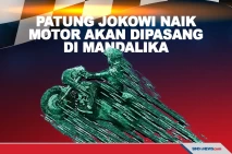 Patung Presiden Jokowi...