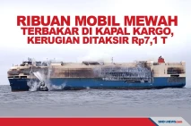 Ribuan Mobil Mewah Terbakar...