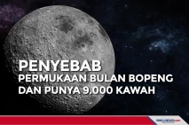 Penyebab Permukaan Bulan...