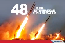 48 Rudal Jelajah Ditembakkan...
