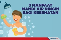 Ini 3 Manfaat Mandi...