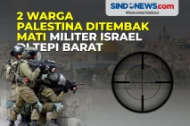 2 Warga Palestina Ditembak...