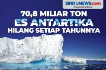 70,8 Miliar Ton ES Antartika...
