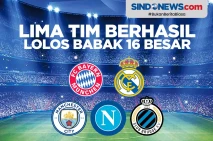 5 Tim Lolos Babak 16...