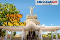 5 Patung Yesus di Indonesia,...