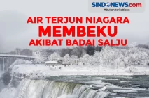 Air Terjun Niagara Membeku...