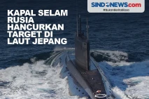 Kapal Selam Rusia Berlatih...