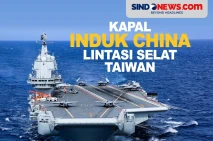 Kapal Induk China Lintasi...