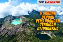 6 Gunung dengan Pemandangan...