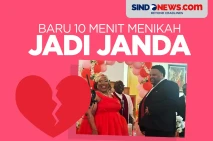 Baru 10 Menit Menikah,...