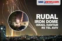 Rudal Iron Dome Israel...