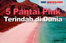 5 Pantai Pink Terindah...