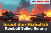 Militer Israel dan Hizbullah...
