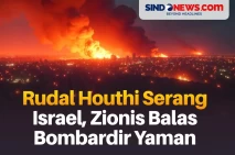 Rudal Houthi Serang...