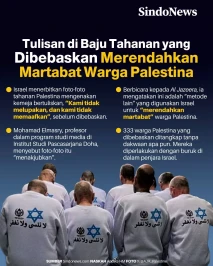 Tulisan di Baju Tahanan...