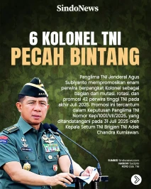 6 Kolonel Pecah Bintang...
