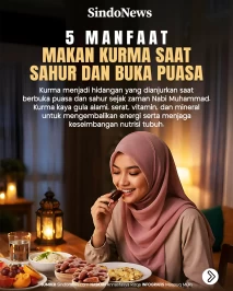 5 Manfaat Makan Kurma...