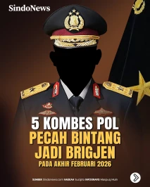 5 Kombes Pol Pecah Bintang...