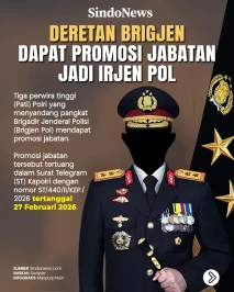 3 Brigjen Dapat Promosi...