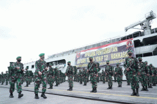 Setahun Jaga Perbatasan...