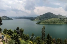 Danau Kivu di Rwanda-Kongo,...