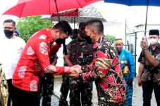Sambut Pangdam Baru,...