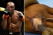 Tangan Kamaru Usman...