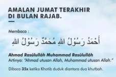 Amalan Jumat Terakhir...