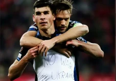 Pemain Atalanta Ruslan...
