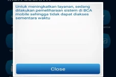 BCA Mobile Error, Ini...