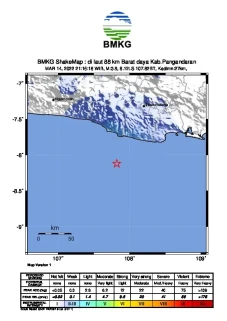 Gempa Terkini M3,9 di...