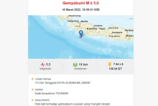Gempa Bumi 5,5 Guncang...