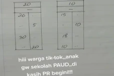 Viral! PR MTK Anak PAUD...