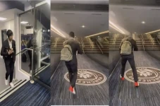 Aksi Luis Suarez Tak...