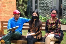Karya NFT di Art Jakarta...